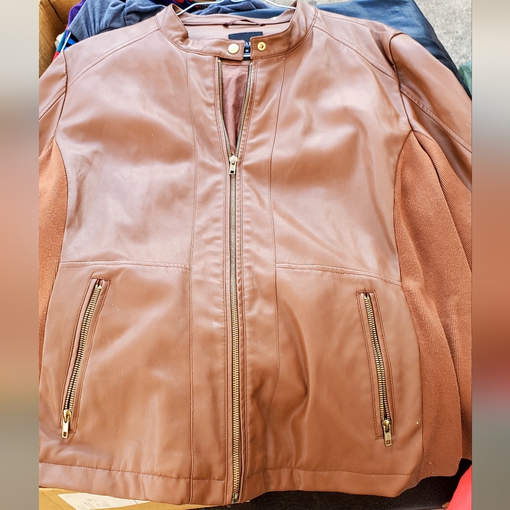 Faux Leather Jacket